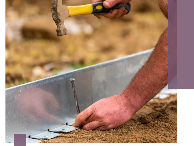 Монтаж металлических бордюров в Клине быстро и качественно