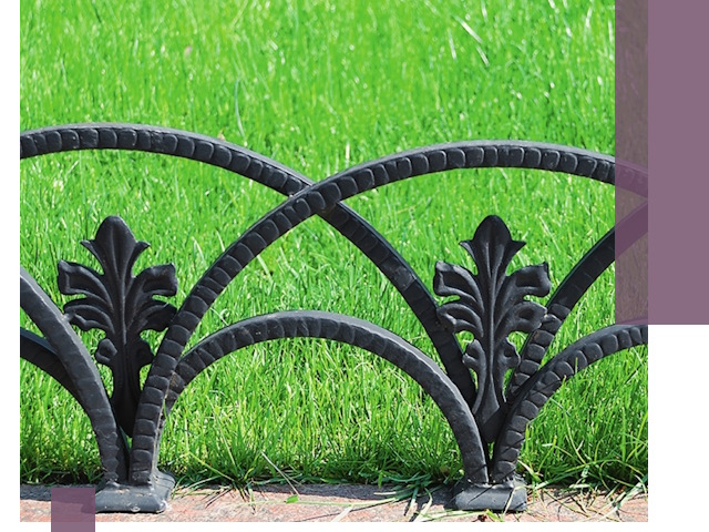 Декоративные металлические бордюры под ключ в Клине