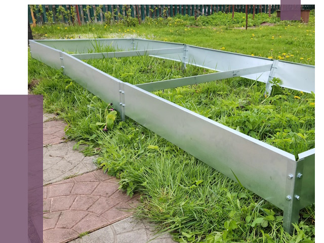 Металлические бордюры для грядок в Клине от 1793 руб. 