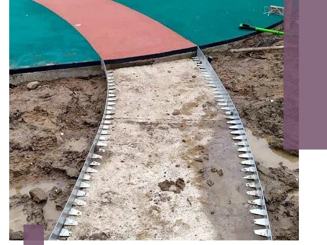 Металлические бордюры для дорожек в Клине — монтаж и изготовление