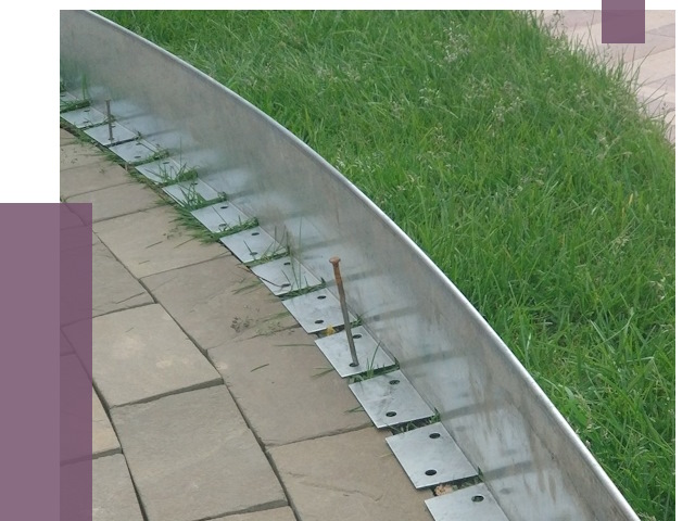 Металлические бордюры для тротуаров в Клине от 8708 руб.