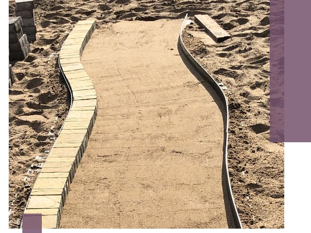 Металлические бордюры для тротуаров в Клине — прочные и долговечные