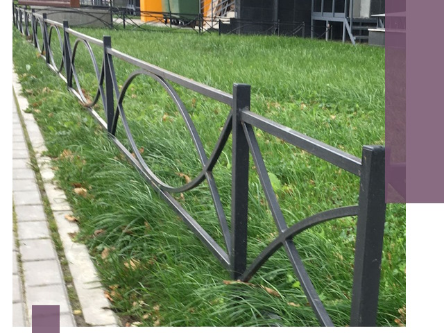 Газонные ограждения из металла в Клине — монтаж и продажа