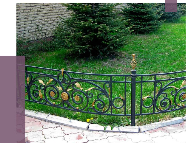 Кованые газонные ограждения в Клине от 7633 руб. — ПРОЛЁТ-Кли