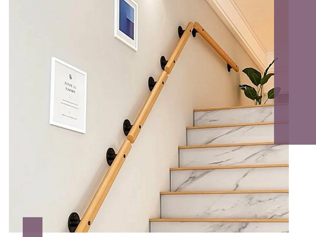 Поручни металлические и деревянные под ключ в Клине